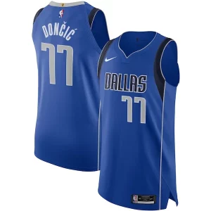Magnífico Hermoso Luka Dončić Dallas Mavericks Nike Authentic Jersey Association Edition Blue  para la gran final