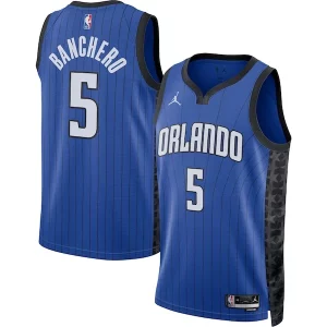 Maravilloso Ideal Paolo Banchero Orlando Magic Jordan Brand Unisex Swingman Jersey Statement Edition Blue  para la gran final