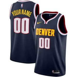 Chulo Atractivo Denver Nuggets Nike 2022/23 Swingman Custom Jersey Icon Edition Navy  para la gran final