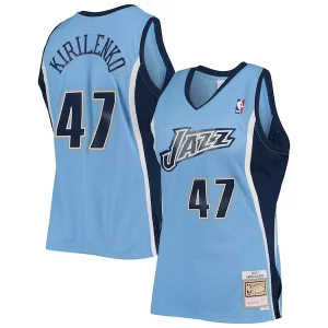 Exquisito Andrei Kirilenko Utah Jazz 2009/10 Hardwood Classics Swingman Jersey Powder Blue  para la gran final