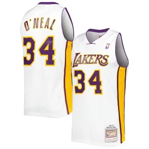 Encantador Atractivo Shaquille O'Neal Los Angeles Lakers 2001/02 Hardwood Classics Swingman Jersey White  para la gran final