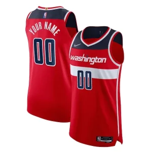 Ideal Encantador Washington Wizards Nike 2021/22 Diamond Authentic Custom Jersey Icon Edition Red  para la gran final