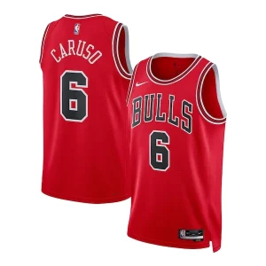 Original Único Ideal Alex Caruso Chicago Bulls Nike Unisex Swingman Jersey Icon Edition Red  para la gran final
