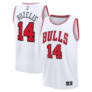 Increíble Matas Buzelis Chicago Bulls Fast Break Replica Player Jersey Association Edition White  para la gran final