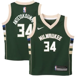 Delicioso Robusto Giannis Antetokounmpo Milwaukee Bucks Nike Toddler Swingman Player Jersey Icon Edition Green  para la gran final