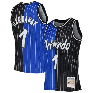 Único Penny Hardaway Orlando Magic Hardwood Classics 1994/95 Split Swingman Jersey Blue/Black  para la gran final