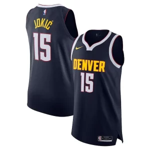 Hermoso Estupendo Nikola Jokic Denver Nuggets Nike Authentic Jersey Icon Edition Navy  para la gran final