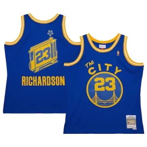 Resistente Jason Richardson Golden State Warriors 2004/05 Hardwood Classics Swingman Jersey Royal  para la gran final