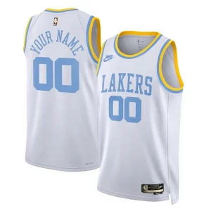 Maravilloso Los Angeles Lakers Nike Unisex 2022/23 Custom Swingman Jersey Classic Edition White  para la gran final