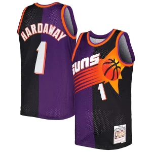 Original Penny Hardaway Phoenix Suns Hardwood Classics 1999/00 Split Swingman Jersey Purple/Black  para la gran final