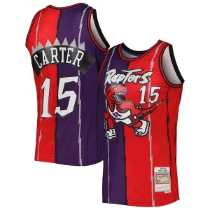 Ideal Robusto Chulo Vince Carter Toronto Raptors Hardwood Classics 1998/99 Split Swingman Jersey Purple/Red  para la gran final