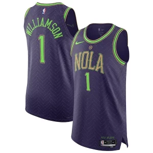Cool Perfecto Genial Zion Williamson New Orleans Pelicans Nike 2024/25 Authentic Player Jersey City Edition Purple  para la gran final