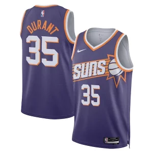 Increíble Kevin Durant Phoenix Suns Nike Unisex Swingman Jersey Icon Edition Purple/White  para la gran final