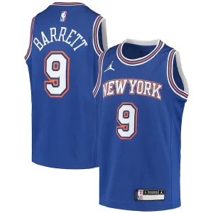 Ideal Delicioso Lujoso RJ Barrett New York Knicks Jordan Brand Youth 2020/21 Swingman Player Jersey Statement Edition Blue  para la gran final