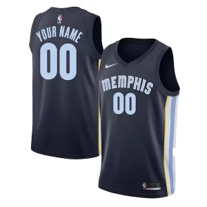 Fantástico Memphis Grizzlies Nike Swingman Custom Jersey Navy Icon Edition  para la gran final