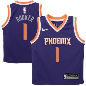 Original Hermoso Devin Booker Phoenix Suns Nike Preschool Replica Jersey Purple Icon Edition  para la gran final