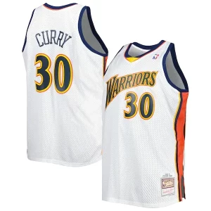 Lujoso Encantador Stephen Curry Golden State Warriors Big & Tall Hardwood Classics 2008/09 Swingman Jersey White  para la gran final